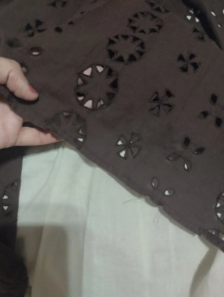 Vestido Elogy Marrón con Bordados