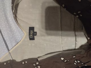 Vestido Elogy Marrón con Bordados