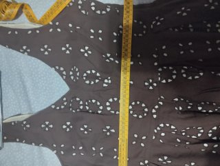 Vestido Elogy Marrón con Bordados