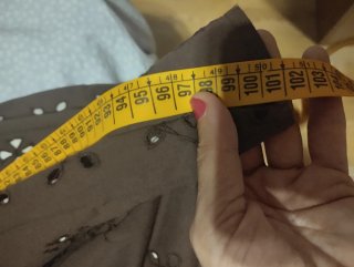 Vestido Elogy Marrón con Bordados