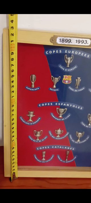 Cuadro trofeos FC Barcelona 1899-1993 - Colección