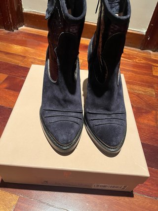 Botines Pura Lopez Azul