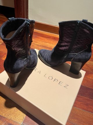 Botines Pura Lopez Azul