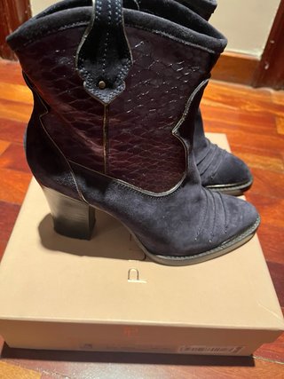 Botines Pura Lopez Azul