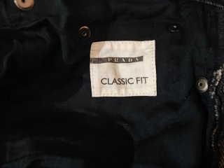 Bermudas vaqueras Prada negras