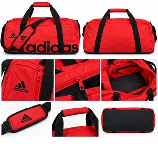 Bolsa Deporte Adidas Roja Negra Bandolera