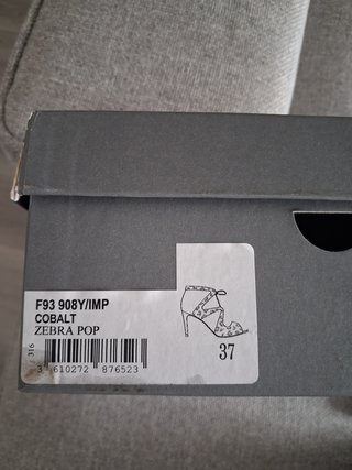 Scarpe Minelli blu con dettagli oro  camoscio nuov