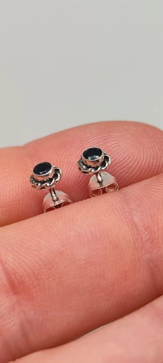 Pendientes de Plata Zafiro.