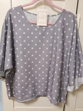 Blusa Mujer Lunares Manga Tres Cuartos Talla XXL