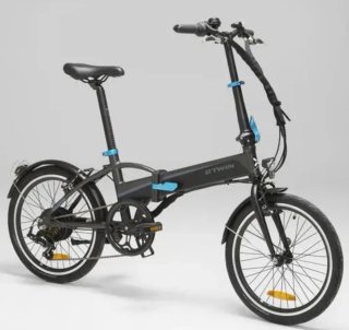 Bicicleta Eléctrica Plegable B'TWIN Decathlon