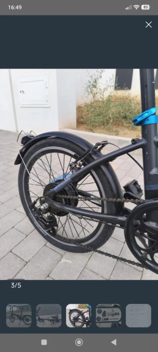Bicicleta Eléctrica Plegable B'TWIN Decathlon