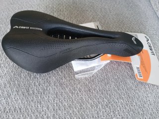 Sillín Bici  Memory Foam anti prostático Negro