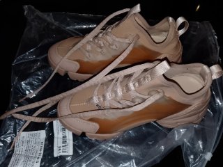 Zapatos Dior Beige/Rosa Talla 39