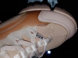 Zapatos Dior Beige/Rosa Talla 39