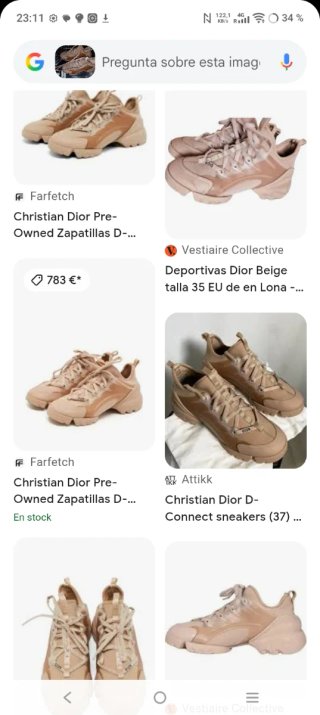 Zapatos Dior Beige/Rosa Talla 39
