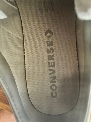 Converse Star Player Piel Gris/Blanco