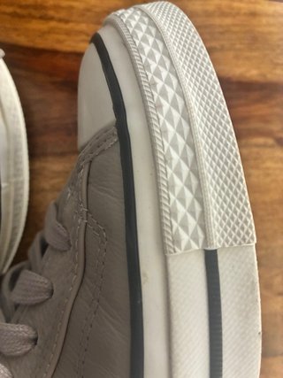Converse Star Player Piel Gris/Blanco