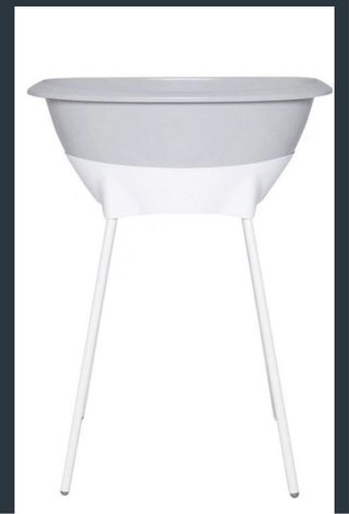 Bañera Luma gris y blanca