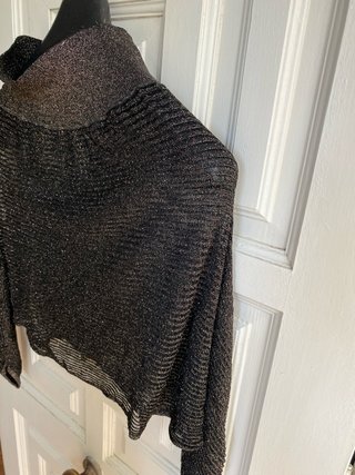 Jersey capa marrón brillante