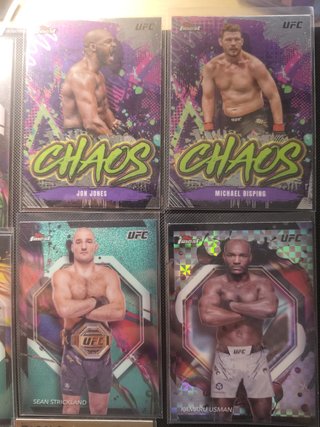Lote 10 Cartas UFC Topps Finest