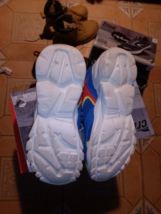 Zapatillas Crivit Azul y Amarillo Talla 43