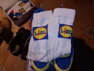 Zapatillas Crivit Azul y Amarillo Talla 43