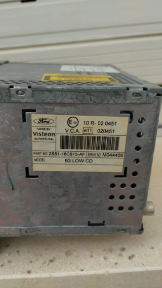 Radio Ford 4500 RDS E-O-N CD
