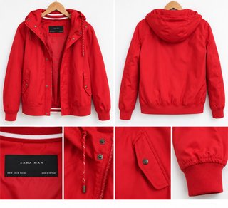 Chaqueta Zara Man con capucha