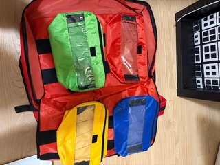 Mochila Sanitaria Roja