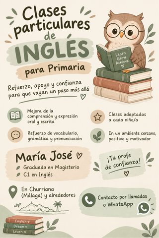 Clases particulares de ingles primaria