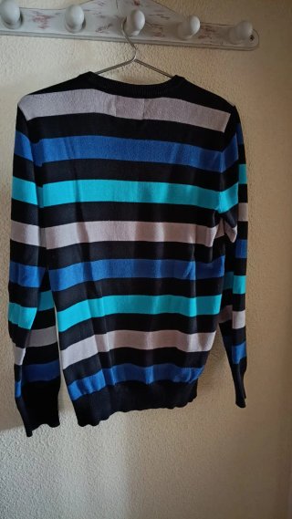 Jersey rayas hombre talla M