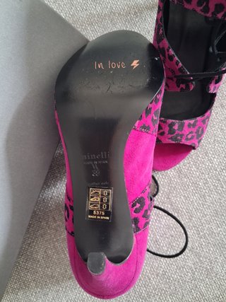 Scarpe Minelli donna fucsia leopardate camoscio