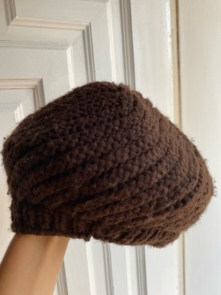 Gorro lana Adolfo Dominguez marrón