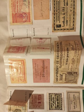 Lote Billetes Pesetas Colección Histórica