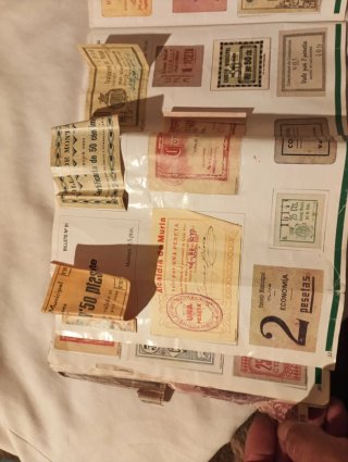 Lote Billetes Pesetas Colección Histórica