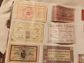 Lote Billetes Pesetas Colección Histórica