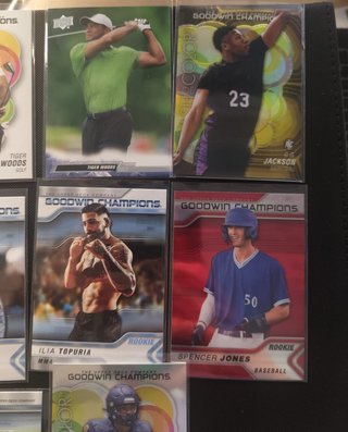 Lote 10 Cromos Upper Deck Goodwin Champions