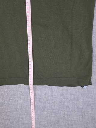 Polo Cuello Mao Massimo Dutti Verde Manga Larga