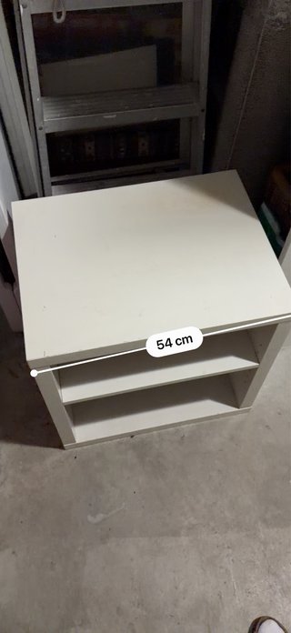 Mesa auxiliar Ikea blanca