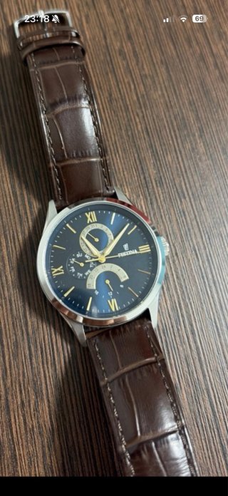 Reloj Festina Cuero Azul