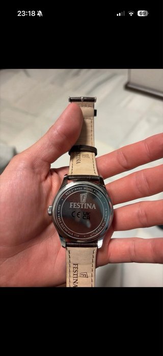 Reloj Festina Cuero Azul