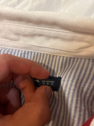 Jersey Massimo Dutti Rojo y Blanco Talla M