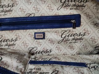 Bolso Guess Azul Denim Acolchado