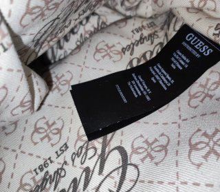 Bolso Guess Azul Denim Acolchado