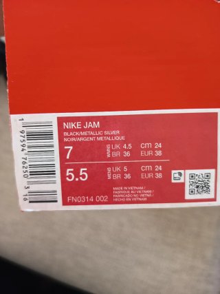 Zapatillas Nike Jam Mujer Negras talla 38