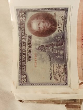 Lote Billetes Pesetas Comunidad Valenciana