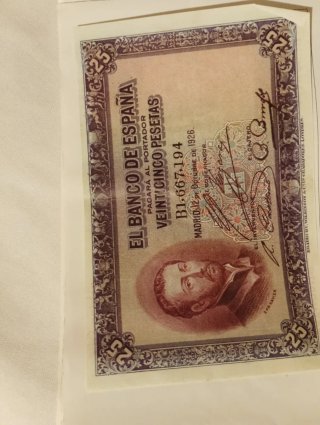 Lote Billetes Pesetas Comunidad Valenciana
