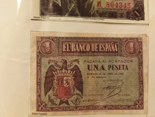 Lote Billetes Pesetas Comunidad Valenciana