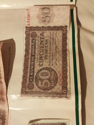 Lote Billetes Pesetas Comunidad Valenciana