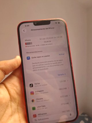 iPhone 14 Plus Rojo + Funda